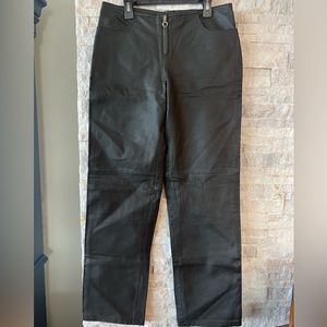 Hot Leathers Women's 100% Leather Pants 7/8